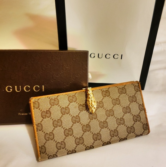 gucci flat wallet